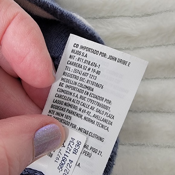 American Eagle Blue Knit Polo Shirt Men’s M Retro 90s Coastal Grandpa Aesthetic - Picture 9 of 9